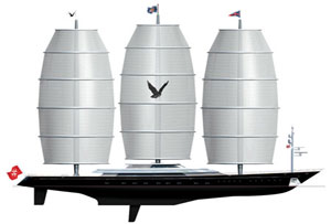 Three winged Falcon