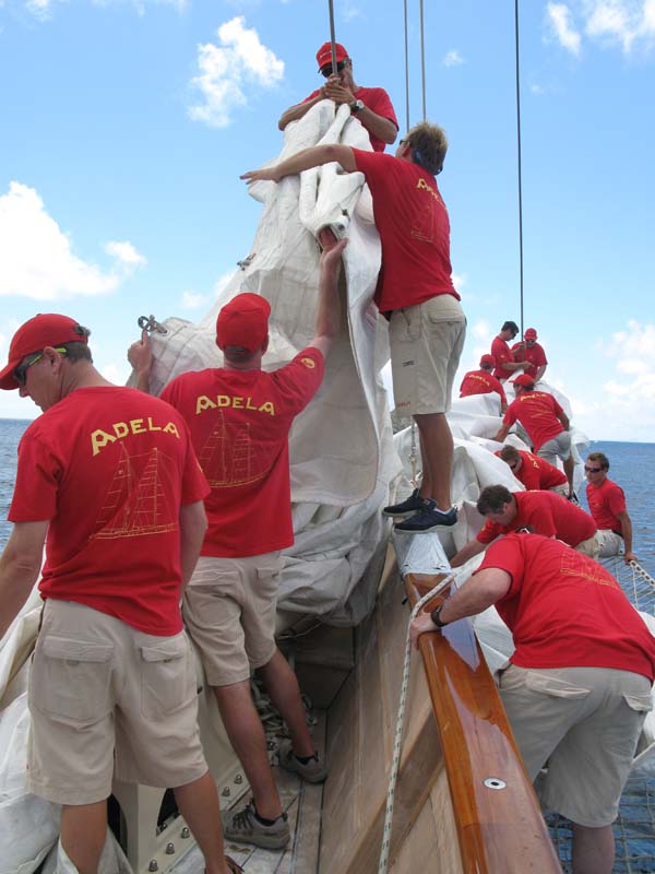 On board Adela
