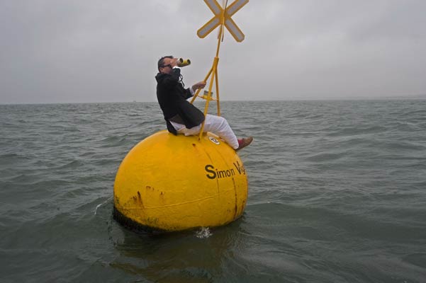 Simon Vigar man on buoy
