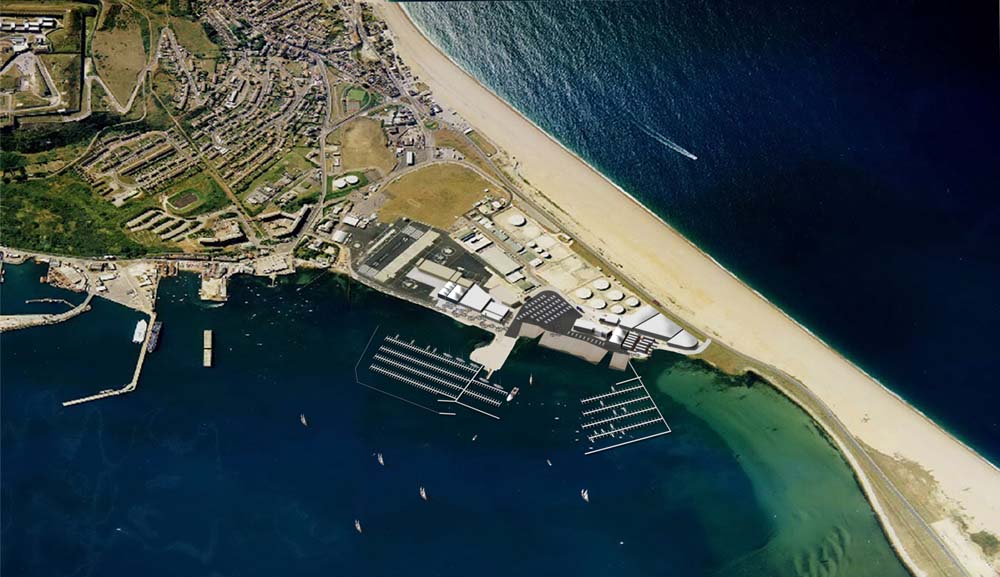 Weymouth, aerial view