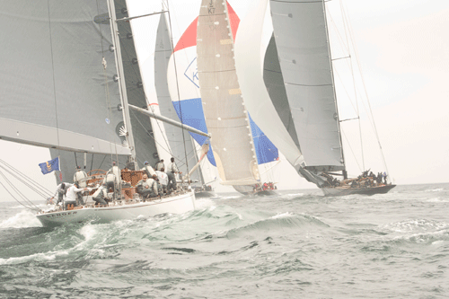 4 J-Class race in Falmouth, Race 3