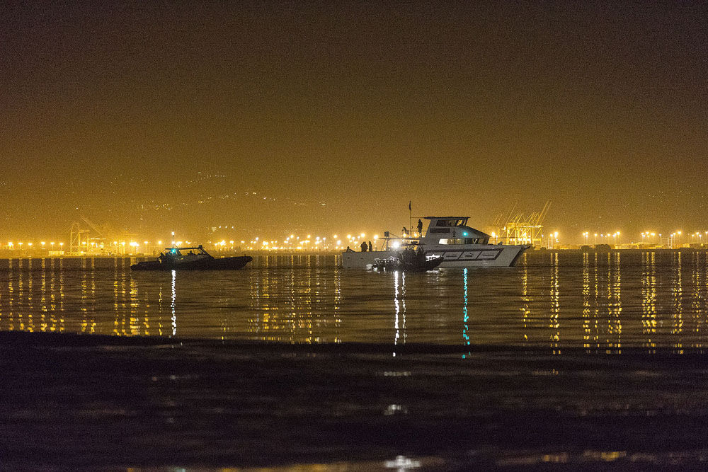 ORACLE Team USA, AC72 rescue